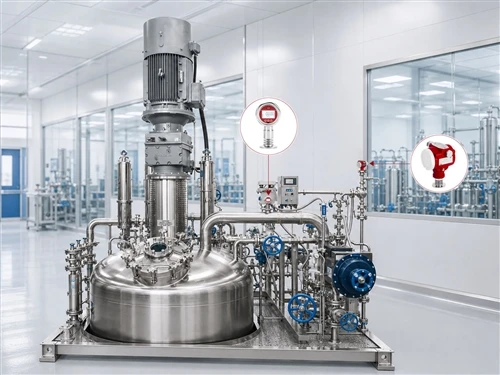Hygiënische druktransmitter in biofarmaceutische toepassingen